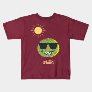 Chillin, summer, sun, summer vibe Kids T-Shirt